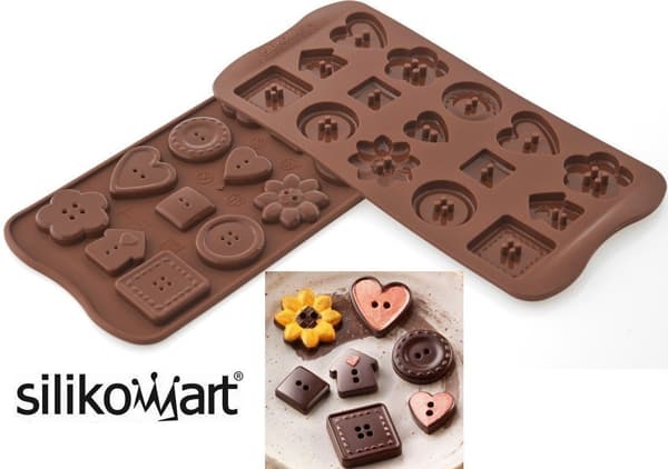Silikomart Easy Choc Pralinform Brun brown