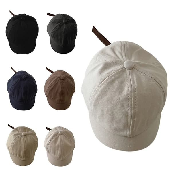 Baseballcapser for barn Babycapser med skjerm HVIT