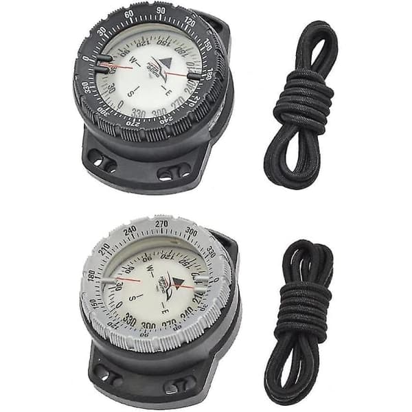 Wrist Luminous Diving Compass Waterproof Underwater Navigation Compass with Vision Bungee Dark Night Durable Daily Necessities