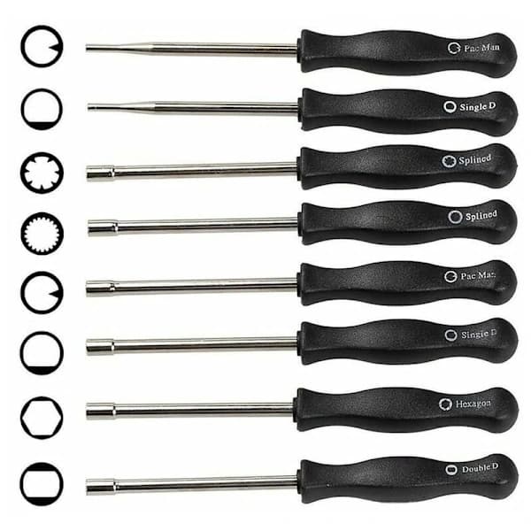 8-pack Assorted Carburetor Screwdrivers, Carburetor Adjustment Tool Kit Carburetor Adjustment for 2-Stroke Engines