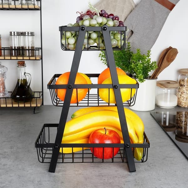 Kolmikerroksinen Loft-tyylinen Hedelmäkori, Täydellinen Keittiöön