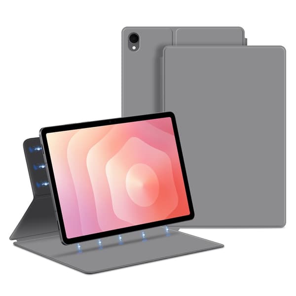 Kompatibel med Samsung Galaxy Tab S11 Fodral Magnetiskt Grå 237 237