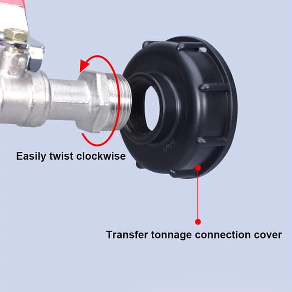 IBC tankforsegling tanklokk, for IBC-beholdere, vanntank regntønne 3 stk-FX-