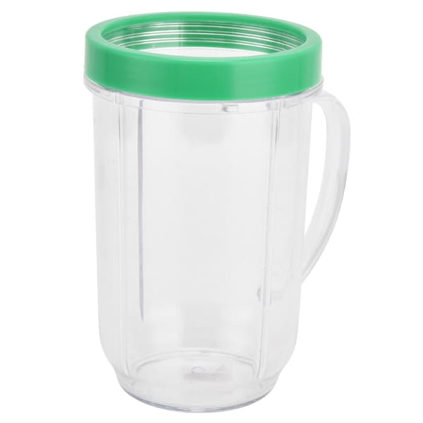16Oz Blender Cup Replacement with Green Lip Ring, Compatible with MB-1001 250W Blender