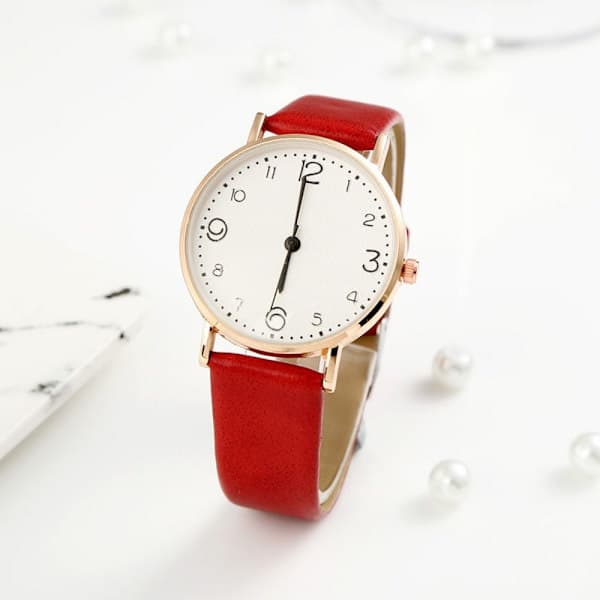 Armbåndsur Klokke RØD rød red red