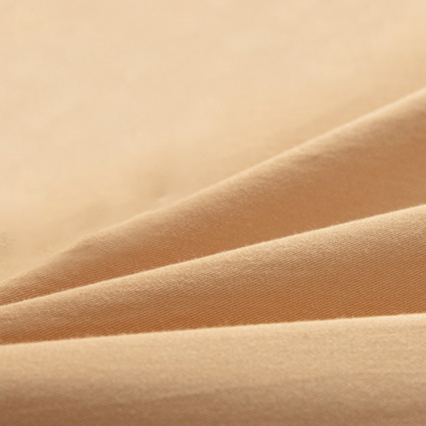 Washed Cotton Khaki Fitted Sheet 150*200cm, 2 Pillowcases