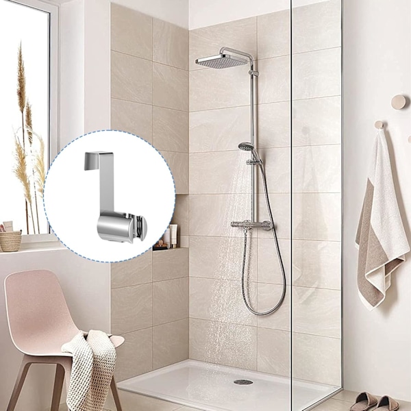 Bidet holder, 2 stk. tilbehør i rustfrit stål til
