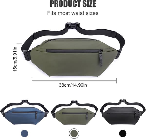 Fanny Pack, Belt Bag, Waterproof Shoulder Bag, Sling Bag Backpack, Sling Bag Chest Bag