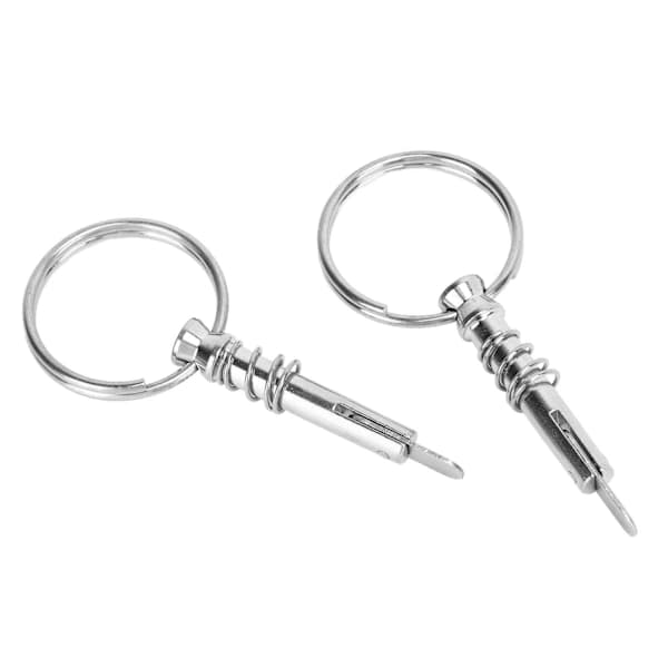 2 st Snabbkopplingsstift Rostfritt stål Marin Hårdvara Båt Bimini Toppstift för Skeppsbyggnad
