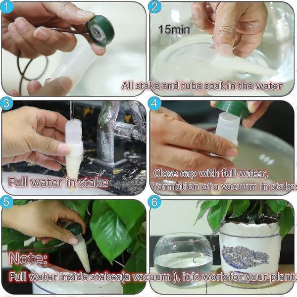 2023 Watering Spikes Automatic Watering System, 10-Pack Plant Self-Watering Slow Release for Indoor or Outdoor