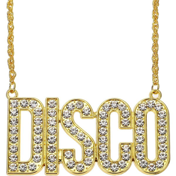 Discohalsband för män Gold