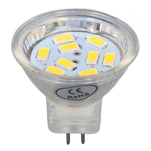 4 stk MR11 LED-pære 3W 300lm lampe med 9 perler Dobbel stiftbase fo-FA-