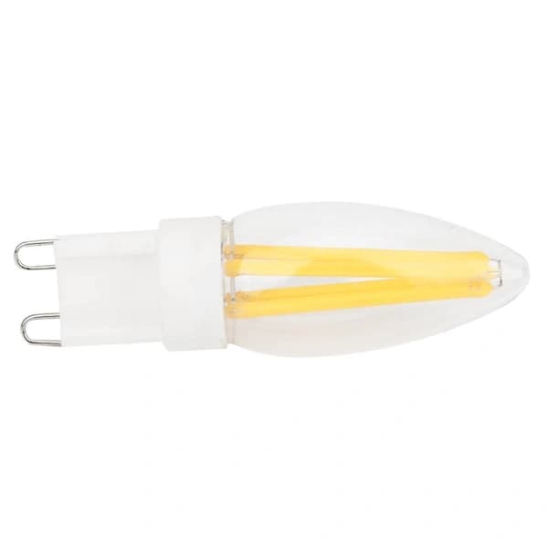10-pack G9 Dimmable LED Bulbs 3W AC220V Glass Light Bulbs for Home, Cabinet, Hotel Lighting