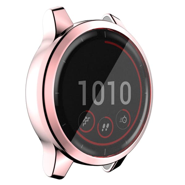 Klokkeveske til Garmin Venu2/vivoactive4 45mm skjermbeskytter Sølv