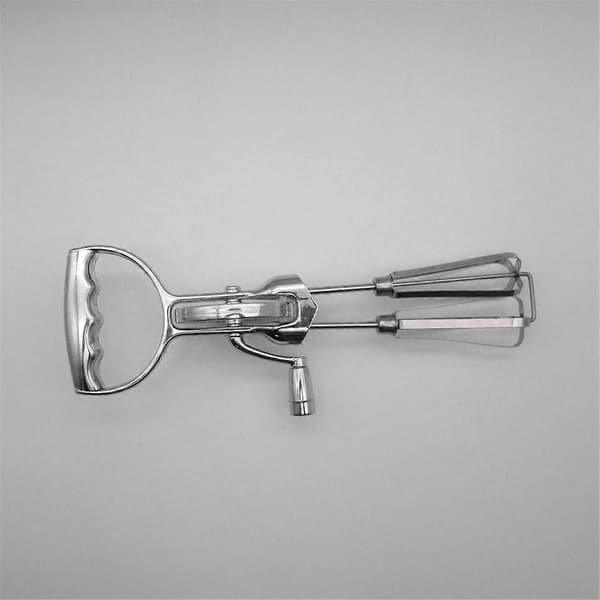 [KK] Håndsving, Håndholdt Dobbelt Roterende Håndpisker i Rustfrit Stål - Perfekt