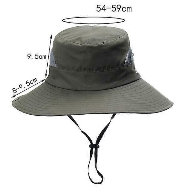 Solhatt med hestehaleåpning for kvinner, UV-beskyttelse, sammenleggbar, mesh, bred brem