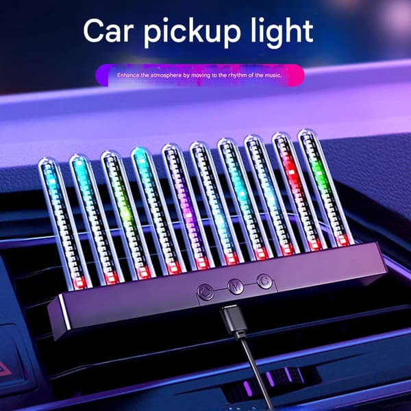 Dynamic RGB LED Audio Visualizer with 8 Light Effects for Gaming Setups