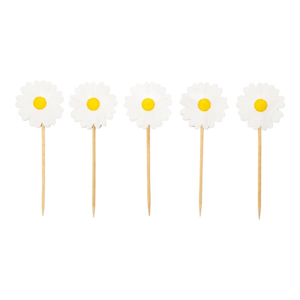 Kagepynt Marguerit 10-pak multifärg multicolor