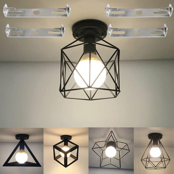 Ceiling Lamp Bracket, 8-piece with Screws, Metal Crossbar Set for Lamp