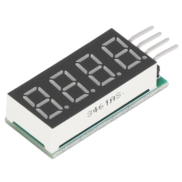 4-siffrig 7-segments digital tubmodul LED-displaymodul I2C-gränssnitt DC 5V/3.3V DM43B04