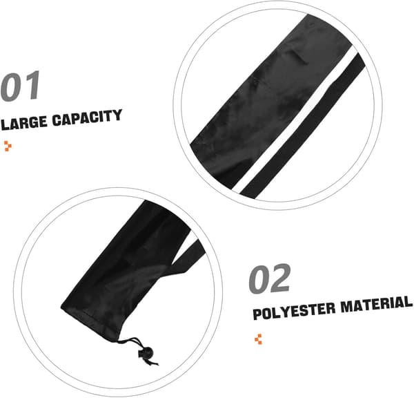 Baseball Bat Sleeve Bærbar Veske for Turstaver Softball Oppbevaringspose Utendørs Reise