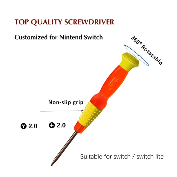 Replacement Parts - Repair Kit Compatible with Nintendo Switch/Lite 19 Pieces