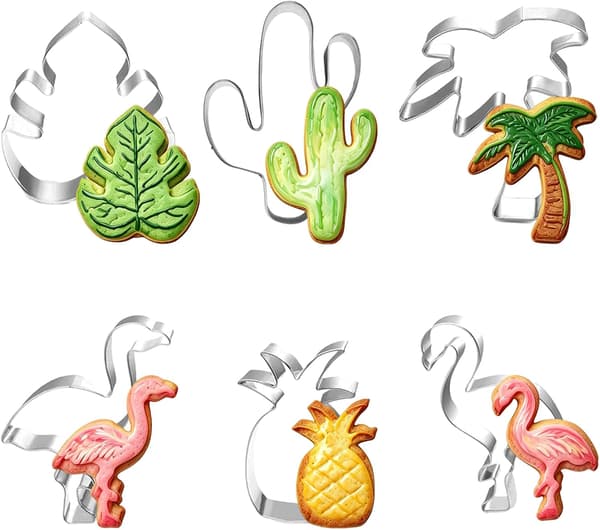 6 Tropical Cookie Cutters