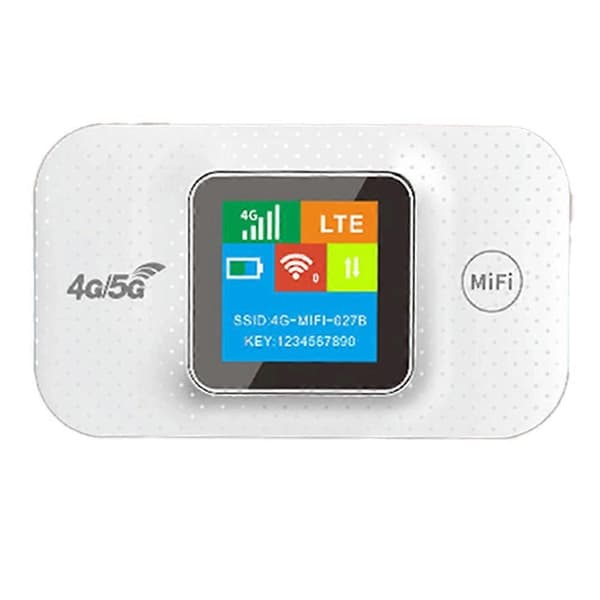 4G/5G Bærbar WiFi Hotspot Router med SIM-kortplads