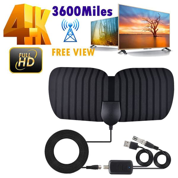 3600 Miles 4K HD Innendørs DVB-T Digital Bakkesignal Mottaker