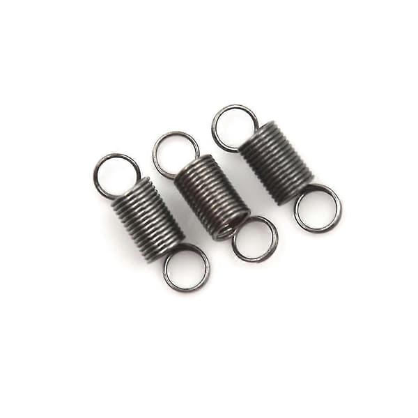 10 stk. 15 mm trækfjeder i rustfrit stål med krog til trækkraft DIY legetøj Hfmqv