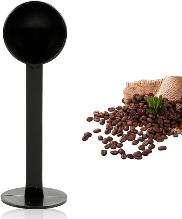 Kaffeskje og tamper - 2-i-1 multifunksjonell kaffetamper skje