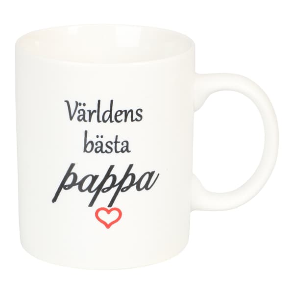 Krus Verdens bedste far - Fars dag Vit white