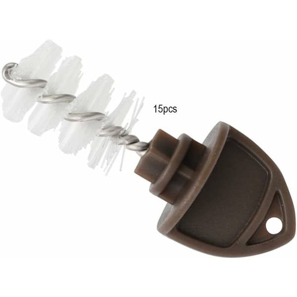 Ölkranlock Kranborste Skyddskåpa Hemtillbehör Ölbryggning 15-pack (Borstdiameter 14 mm, Brun)