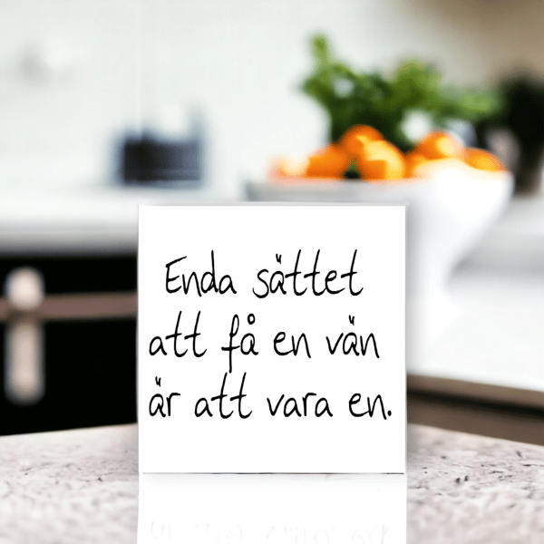 Selvklebende flisedekor Fliseord Den eneste måten å.. 30