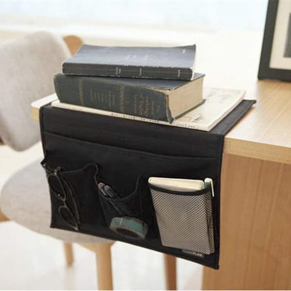 Nattbordsoppbevaringsveske, 1 stk 32×10×20cm Sofaoppbevaring, Filt Sengelomme