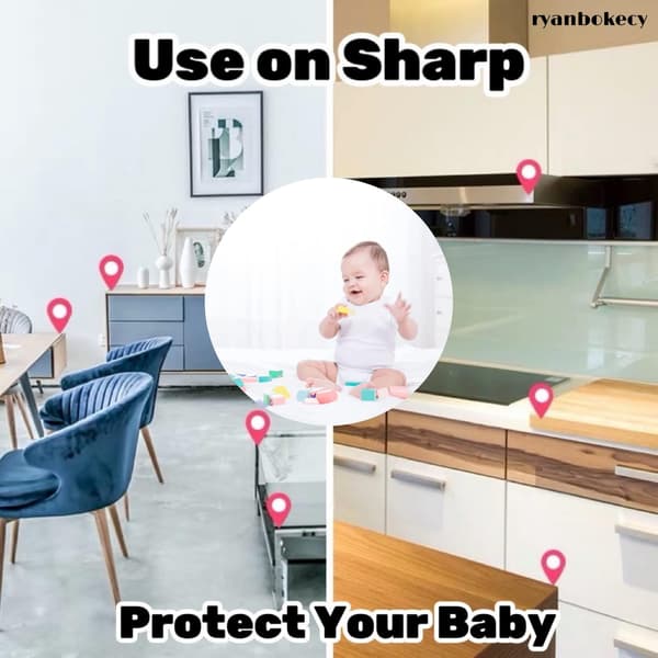 24-pack Child-Safe Corner Protectors with Strong Grip
