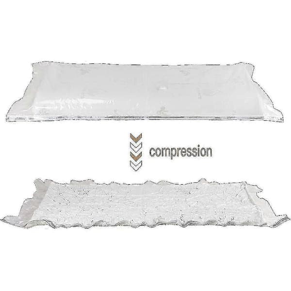 Large Vacuum Storage Bags for Mattress Clothes Waterproof Lockable Reusable Space Saving Compression Mattress 80% No Vacuum Pump 220*100cm