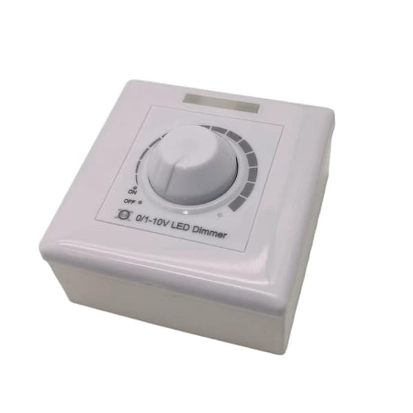 0-10V LED-dimmer med roterende bryter, erstatning, justerbar lysstyrke