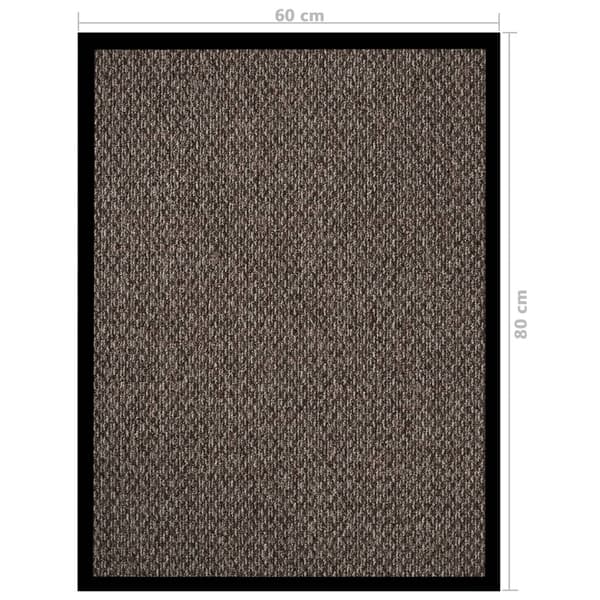 vidaXL Dörrmatta beige 60x80 cm Beige beige