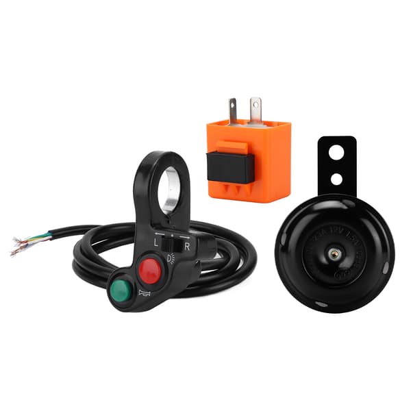 Motorcycle Handlebar Horn Turn Signal Light Switch Assembly 7/8in Multifunctional Replacement for Suzuki