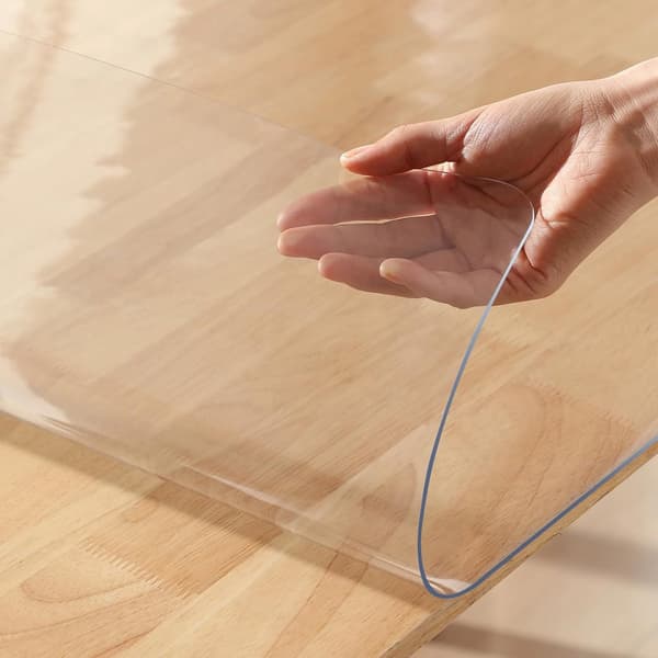 cm - 1 - 5 - mm - Gennemsigtig - blød - glasunderlag - Bordunderlag - Egnet - sminkebord - natbord - Computerbord - skrivebord