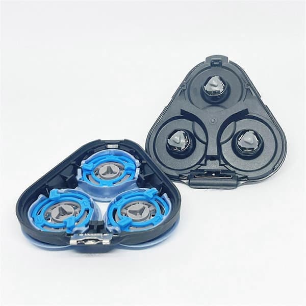S6000 Replacement Complete Head Unit for Electric Shaver SH50 5000 6000 S6011 S6015 S6840 S6550 Blue Silver Blue  Silver