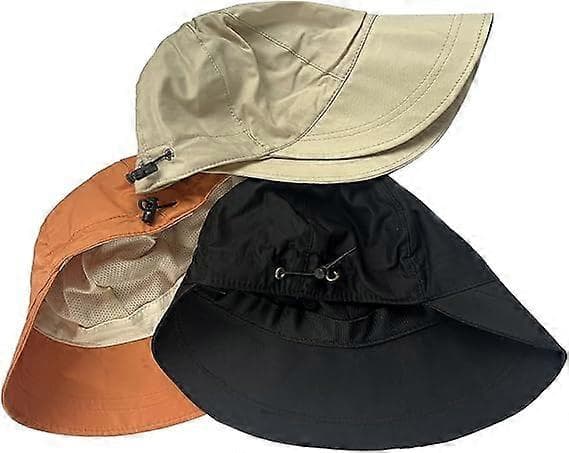 Justerbar Hurtigtørrende Solhat Åndbar Kasket Dame Sommer Solbeskyttelse Unisex, Orange