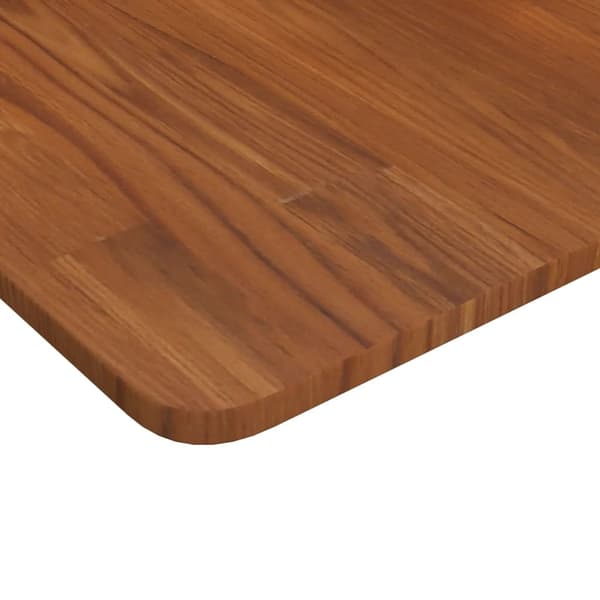 vidaXL Square Table Top Dark Brown 40x40x1.5cm Treated Solid Oak Brun 2160