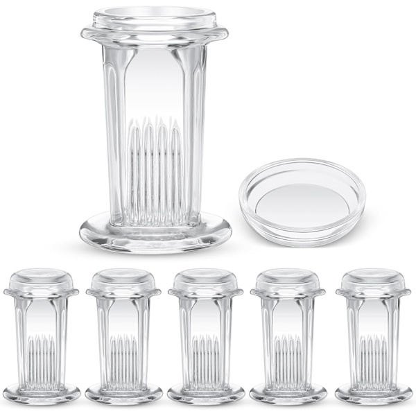 6 stk. Coplin farveglas, til