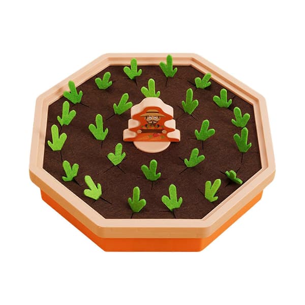 Funny Pull Up Radish Toy for Kids Pick Vegetables Early Educational Toy