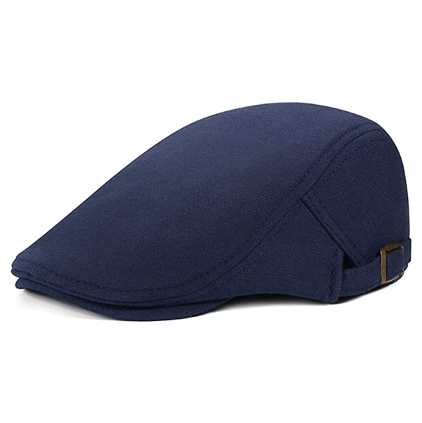 Lippalakki Miesten Flat Cap Musta Ajokäyttöön Cabbie Metsästys Flat Cap N