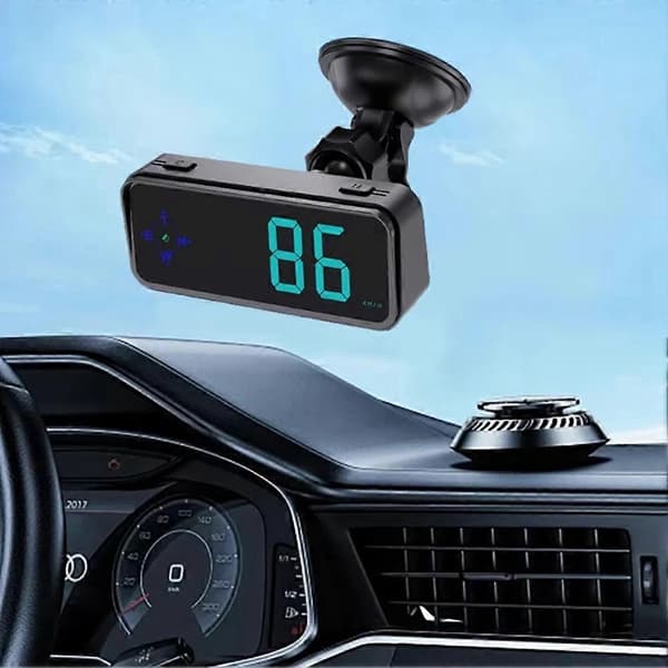 Digital Speedometer Universal GPS Compass Speedometer Car HUD Head Up Display for Trucks and Vehicles Black Svart