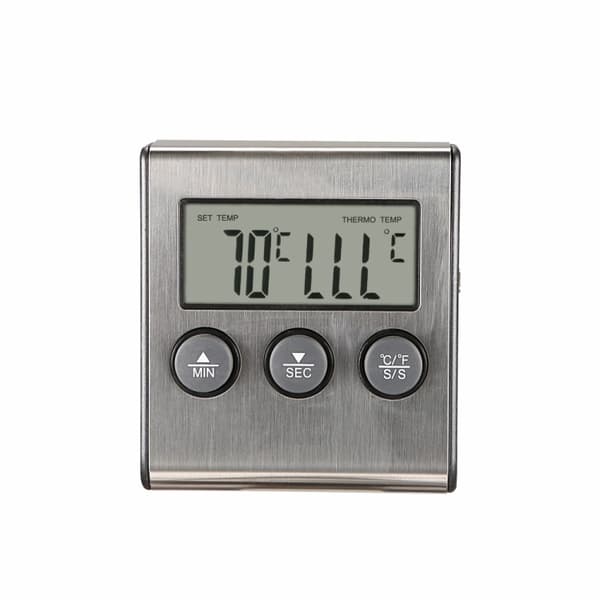 Digital Ovnstermometer / Stegetermometer med timer og lydsignal