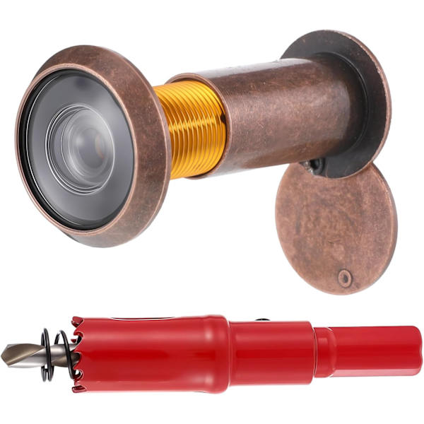 Dørkikkert 220 grader 16mm for
